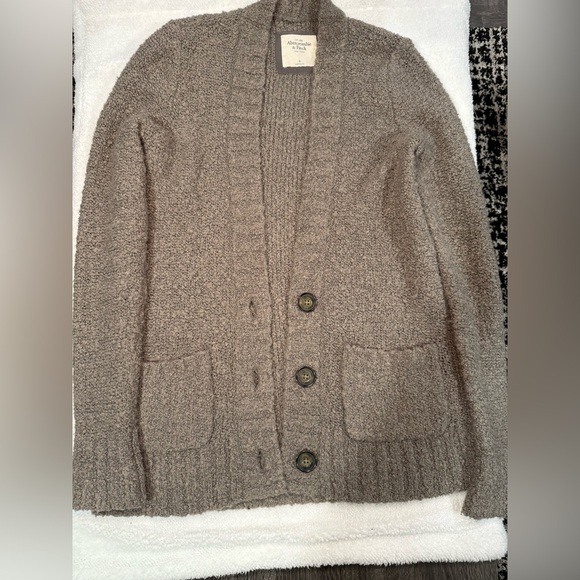 Abercrombie & Fitch Sweaters - Abercrombie & Fitch Textured Brown Sweater